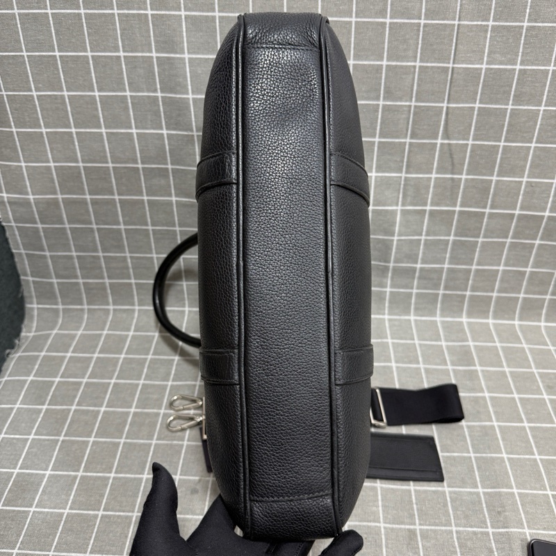 Prada 普拉達 黑色男士公文包,附件:如圖-3