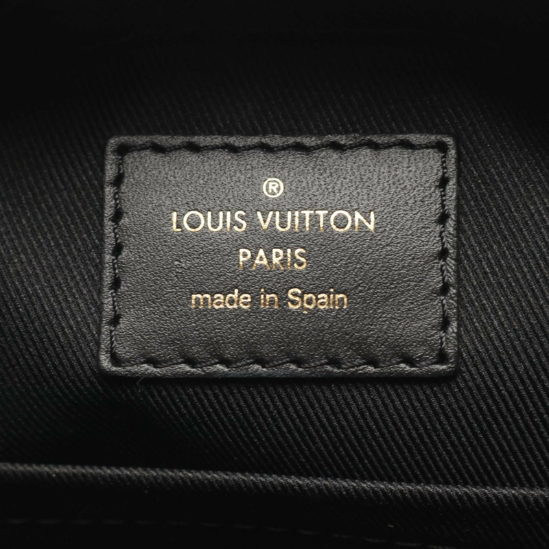 路易威登 Santa Monica 單肩包/手提包,塗層帆布和皮革,Damier 棋盤格紋,女士,棕色/黑色,N40189-3