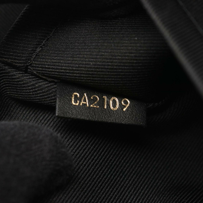 路易威登 Santa Monica 單肩包/手提包,塗層帆布和皮革,Damier 棋盤格紋,女士,棕色/黑色,N40189-4