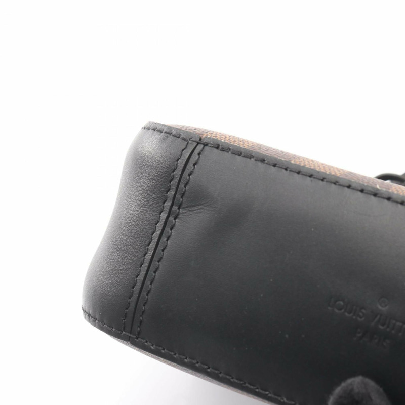 路易威登 Santa Monica 單肩包/手提包,塗層帆布和皮革,Damier 棋盤格紋,女士,棕色/黑色,N40189-6
