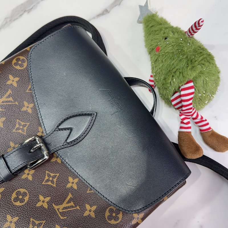 LV Macassar Palk 老花後背包-5