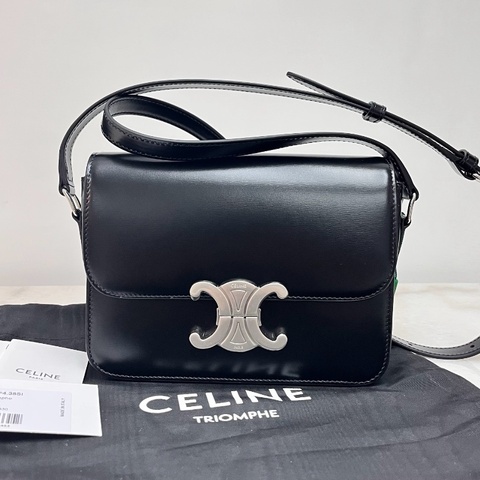 Celine Triomphe ( Black / Silver )