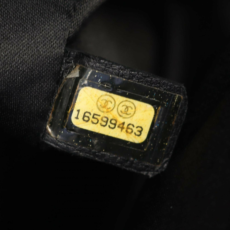 香奈兒 Matelassé Grand Shopping GST XL 手提包,魚子醬紋小牛皮,女士,黑色-4