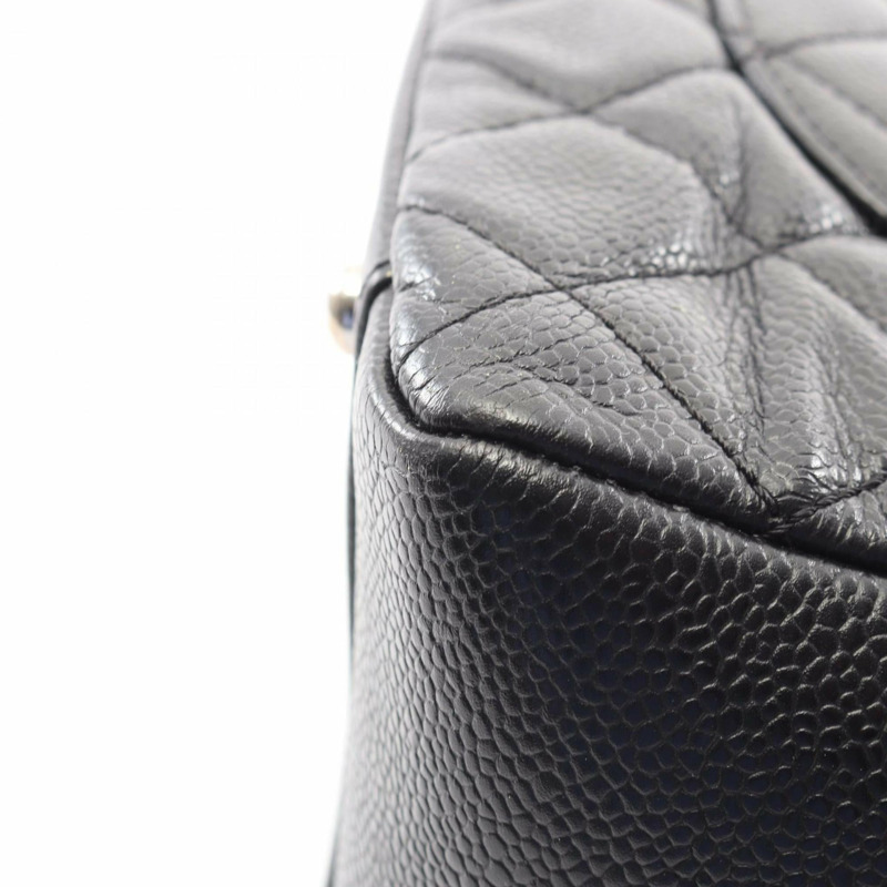 香奈兒 Matelassé Grand Shopping GST XL 手提包,魚子醬紋小牛皮,女士,黑色-7