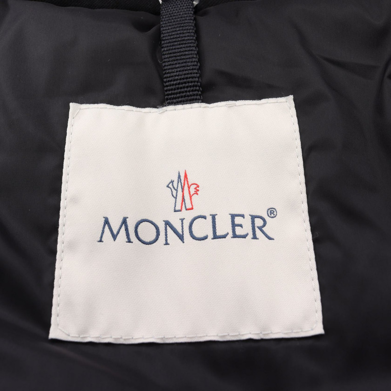 MONCLER RYAN 帶帽羽絨服，尼龍羊毛混紡，黑色，3號，二手男款-2