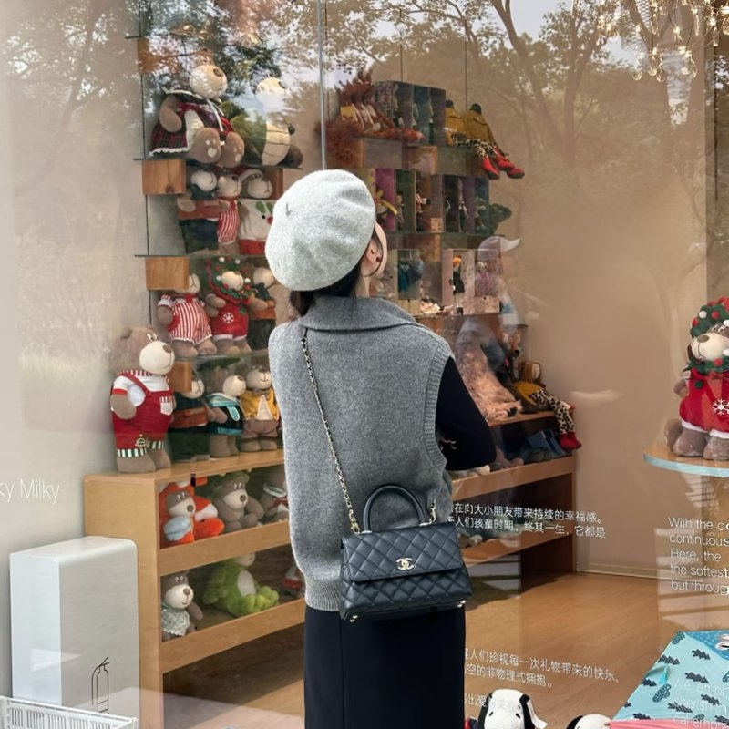 CHANEL Coco handle - 小號黑金-1