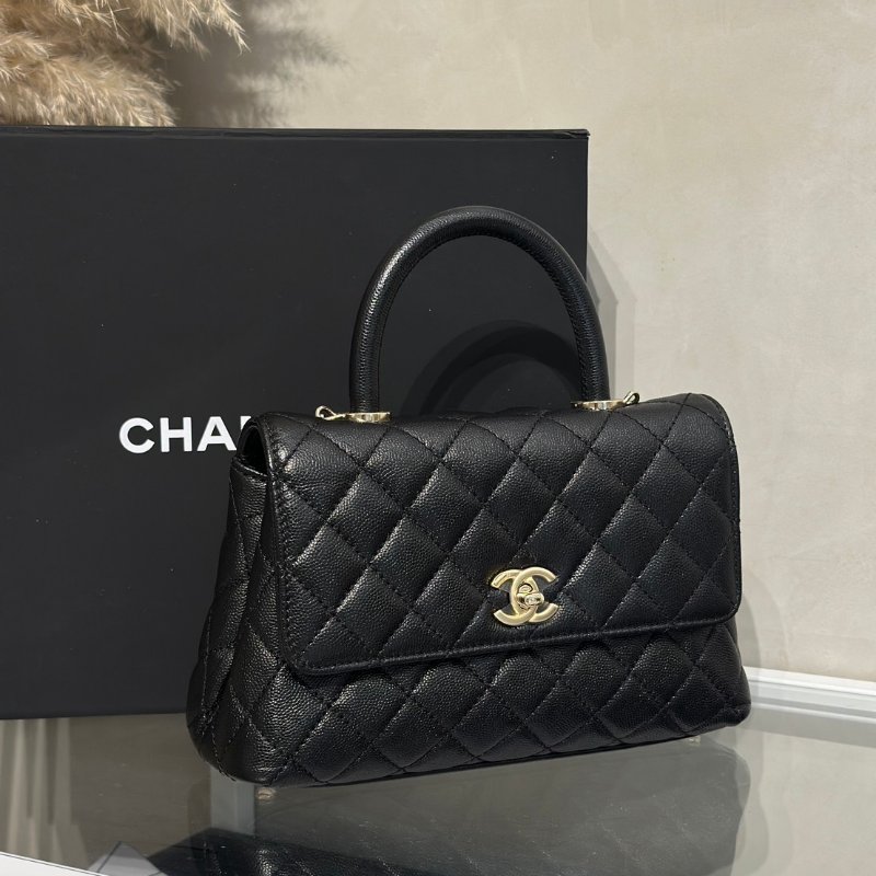 CHANEL Coco handle - 小號黑金-2