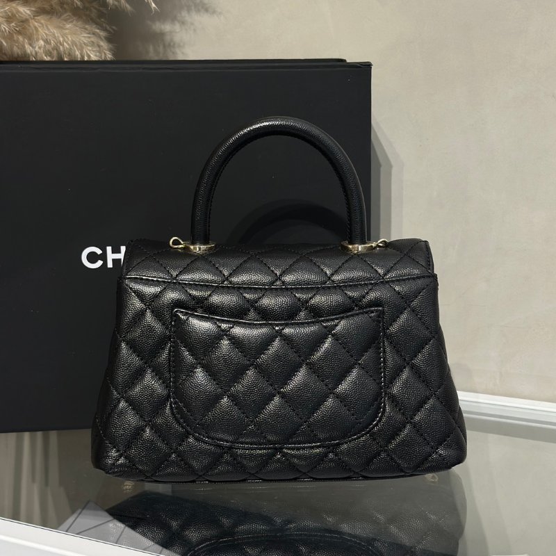 CHANEL Coco handle - 小號黑金-4