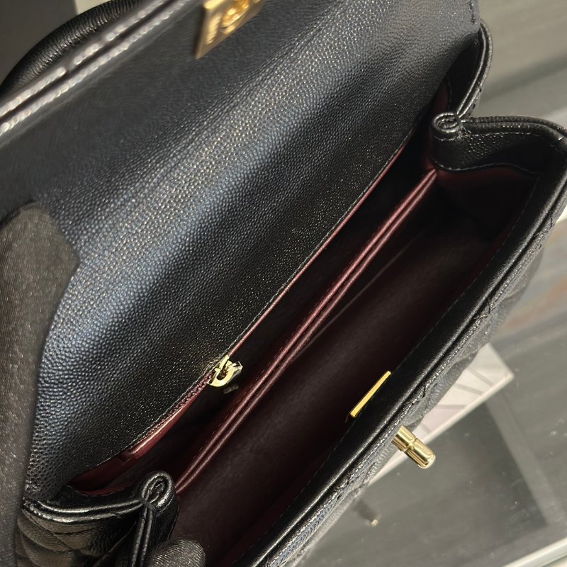 CHANEL Coco handle - 小號黑金-6