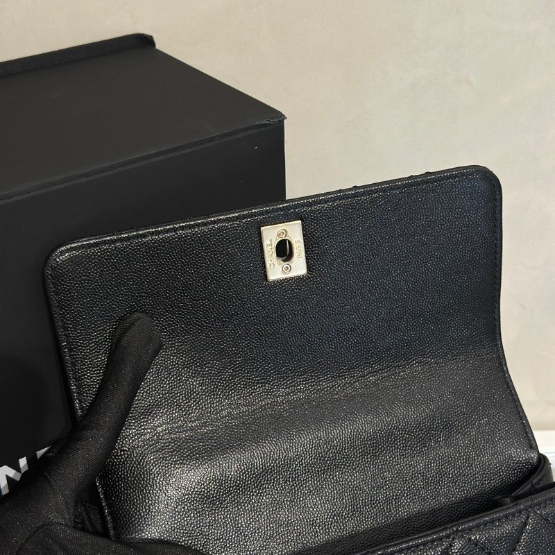 CHANEL Coco handle - 小號黑金-7