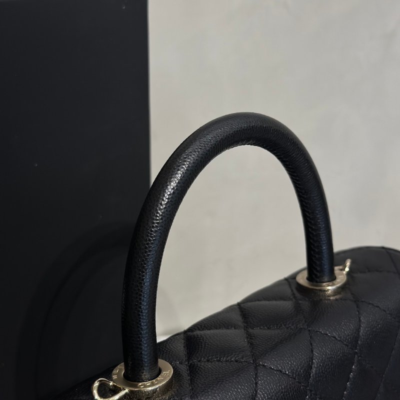 CHANEL Coco handle - 小號黑金-8