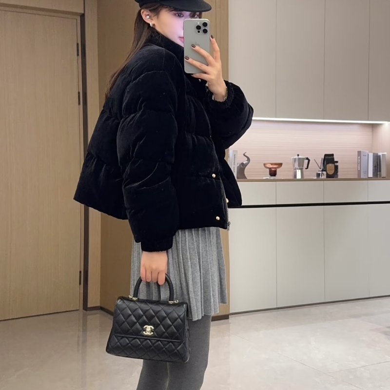 CHANEL Coco handle - 小號黑金-15