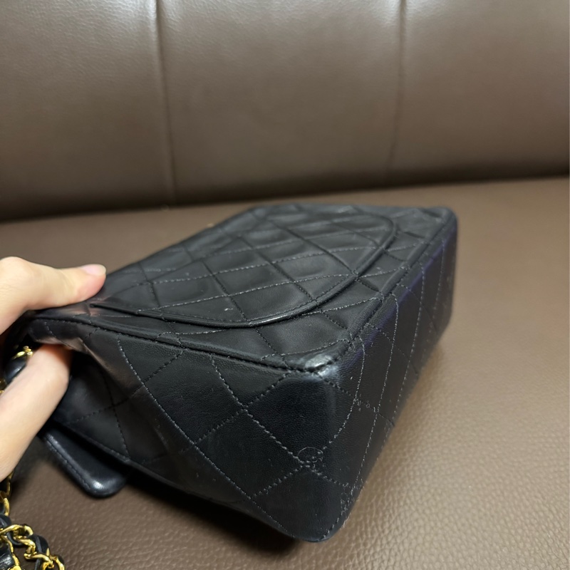 chanel vintage老香羊皮方胖17-15