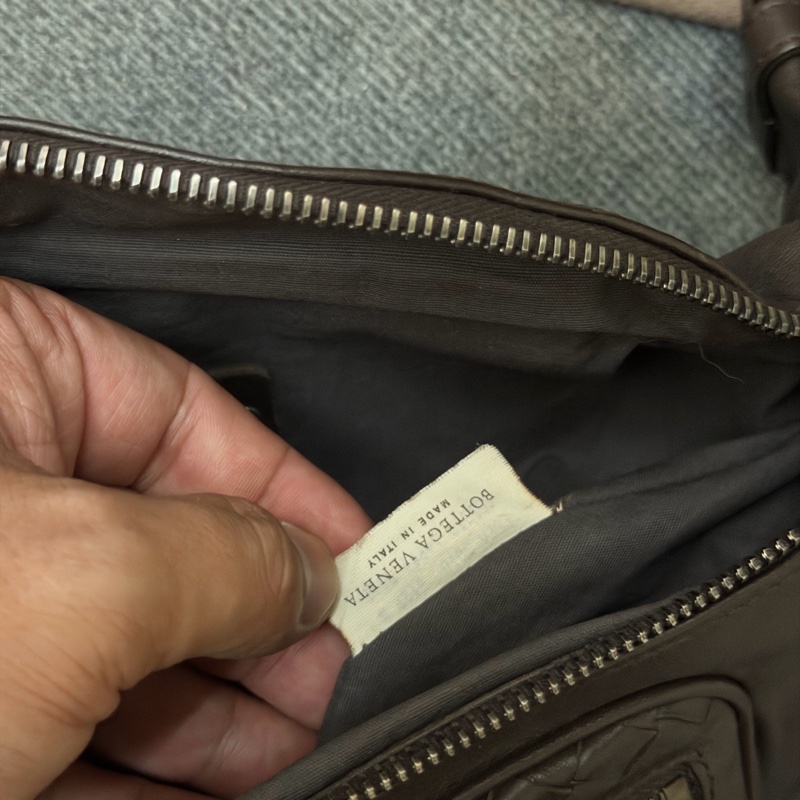 Bv編織小牛皮腰包-11