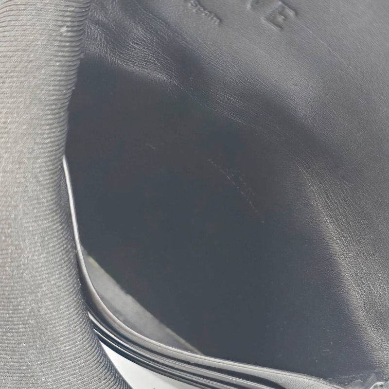 LOEWE 黑色牛皮迷你馬鞍包-4