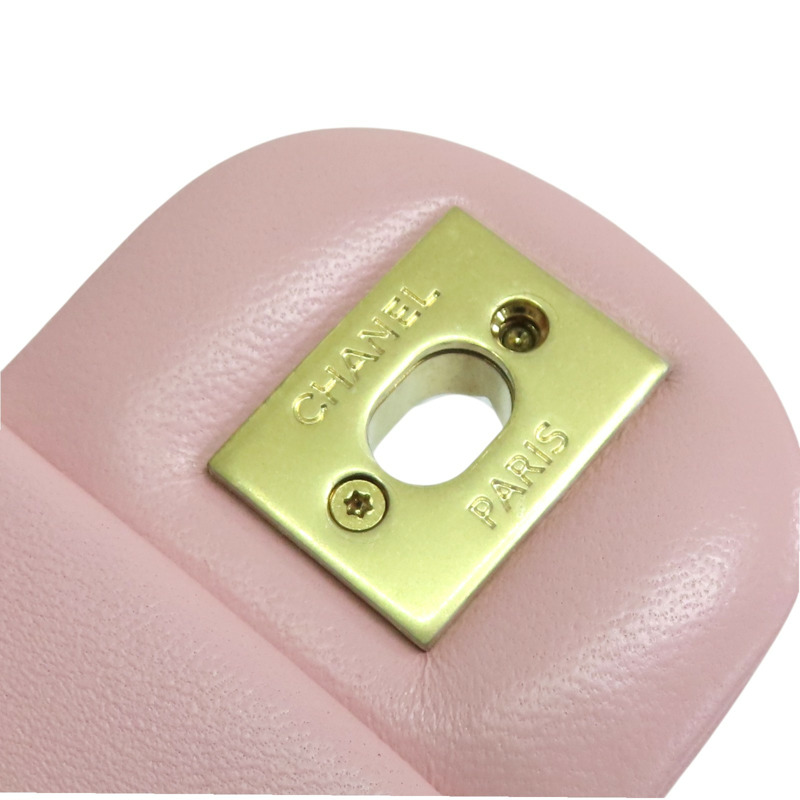 粉色 菱格紋 羊皮 coco 20cm 肩背包 A11778【CHANEL 香奈兒】 A11778-10