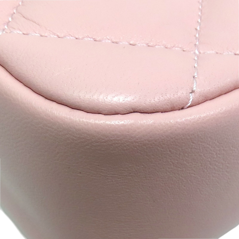 粉色 菱格紋 羊皮 coco 20cm 肩背包 A11778【CHANEL 香奈兒】 A11778-13