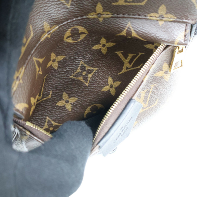 棕色 原花帆布 Palm Springs PM 後背包 M41560【LOUIS VUITTON LV 路易威登】 M41560-6