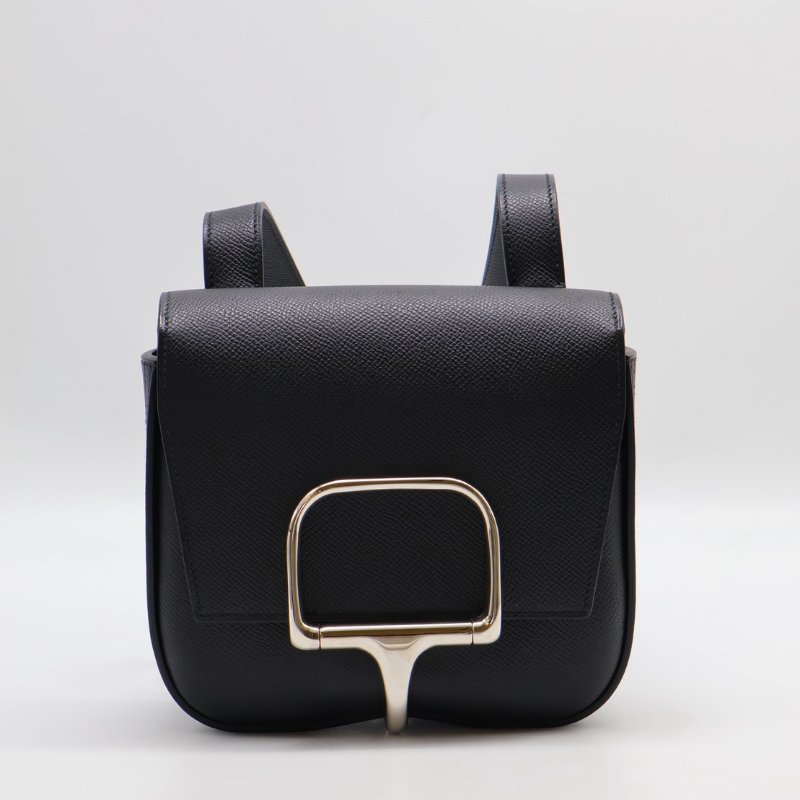 HERMES Della mini - 黑銀 U-0