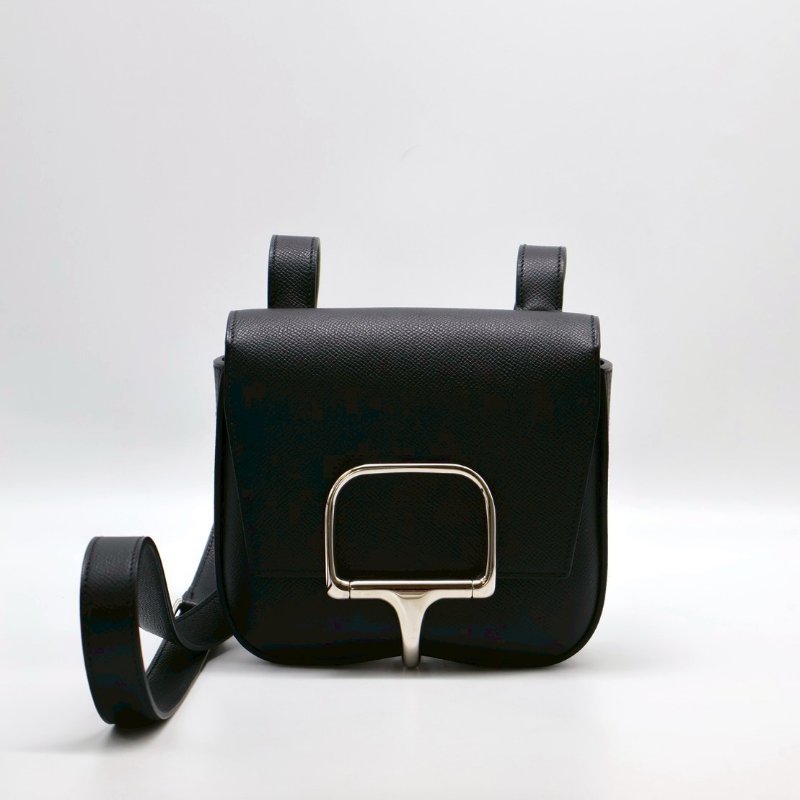 HERMES Della mini - 黑銀 U-2