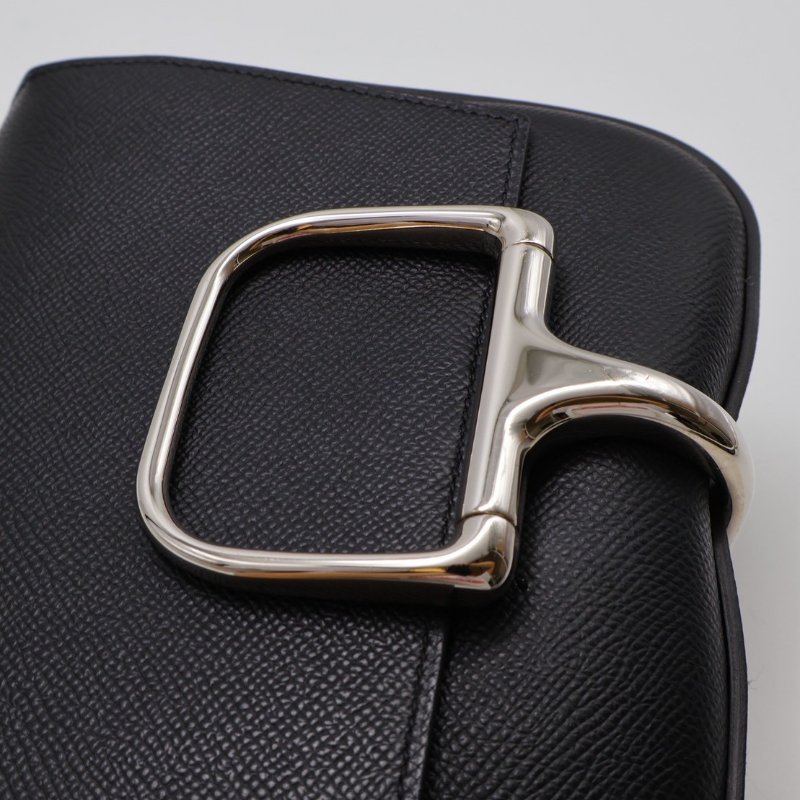 HERMES Della mini - 黑銀 U-12