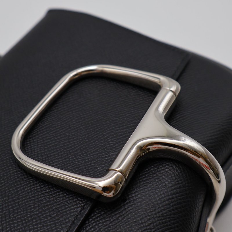 HERMES Della mini - 黑銀 U-13