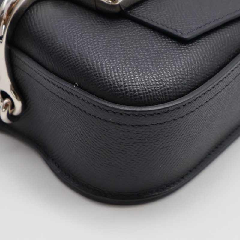 HERMES Della mini - 黑銀 U-16