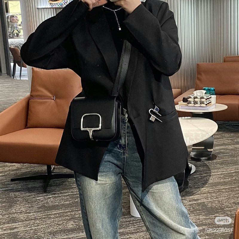 HERMES Della mini - 黑銀 U-20