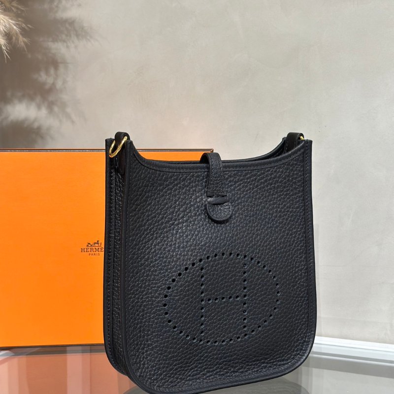 HERMES Mini evelyne - 黑金 W-2