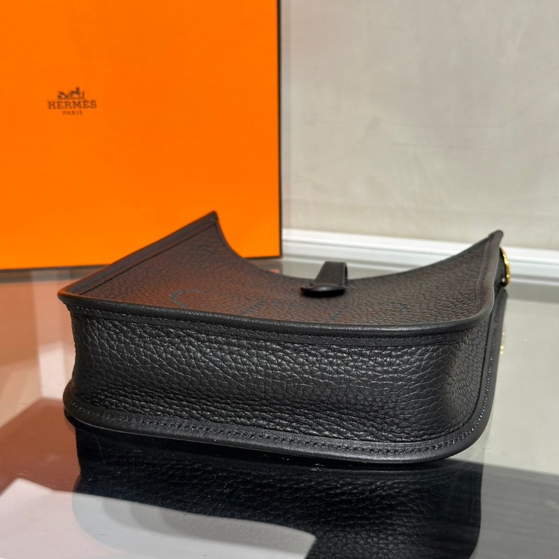 HERMES Mini evelyne - 黑金 W-6