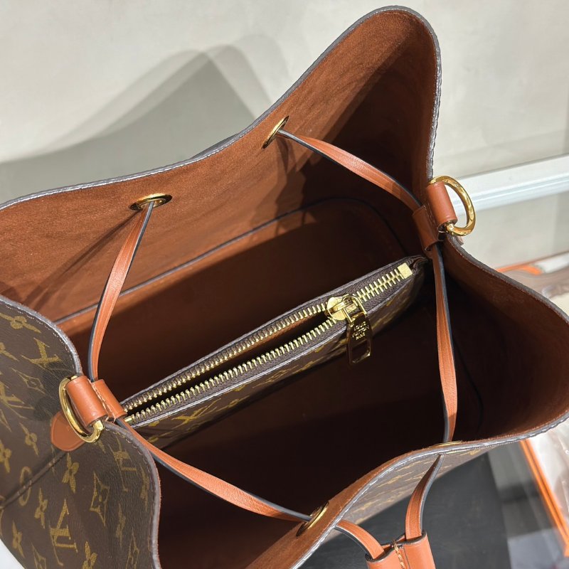 LOUIS VUITTON Neonoe水桶包 - MM棕-7