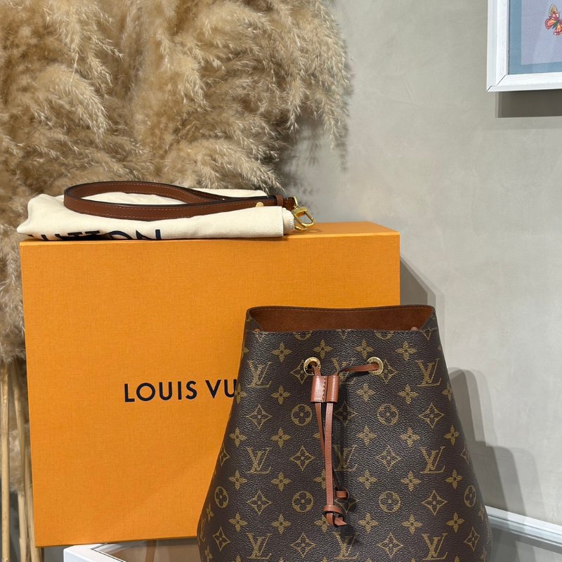 LOUIS VUITTON Neonoe水桶包 - MM棕-10