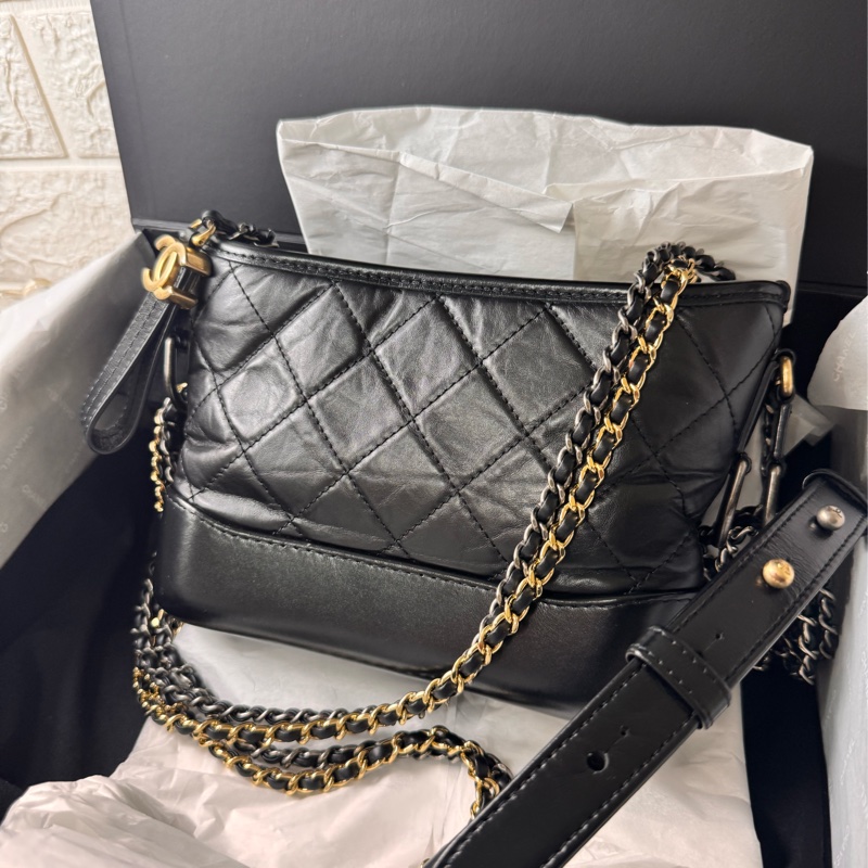 流浪包小仿舊小牛皮、光滑小牛皮、金色、銀色及鍍釘金屬-2