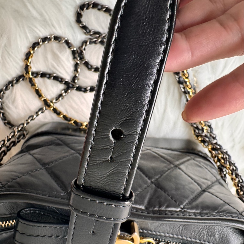 流浪包小仿舊小牛皮、光滑小牛皮、金色、銀色及鍍釘金屬-27