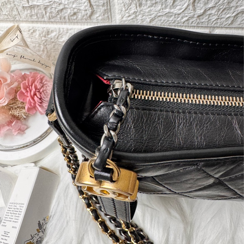 流浪包小仿舊小牛皮、光滑小牛皮、金色、銀色及鍍釘金屬-32