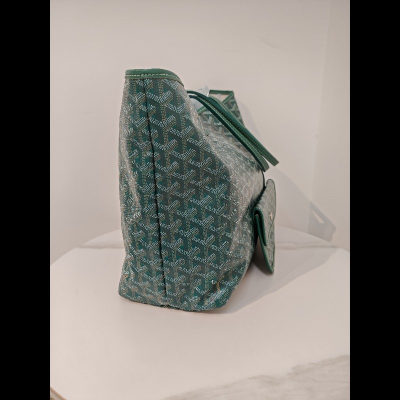 Goyard St Louis tote pm green-1