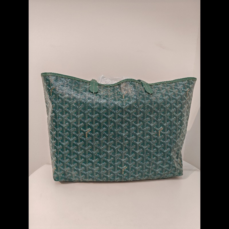 Goyard St Louis tote pm green-2