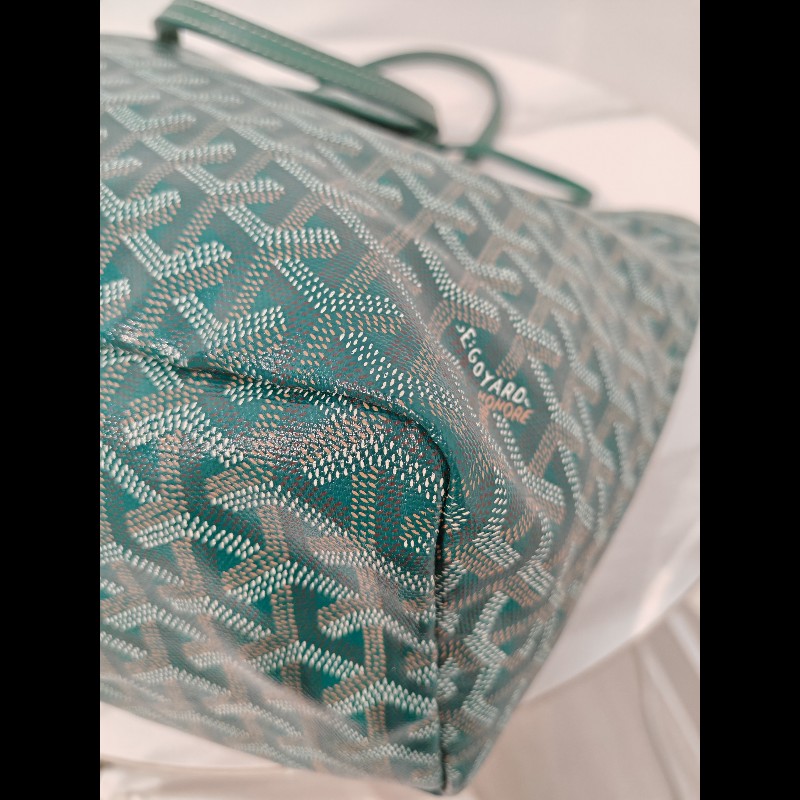 Goyard St Louis tote pm green-6