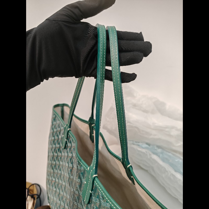 Goyard St Louis tote pm green-13