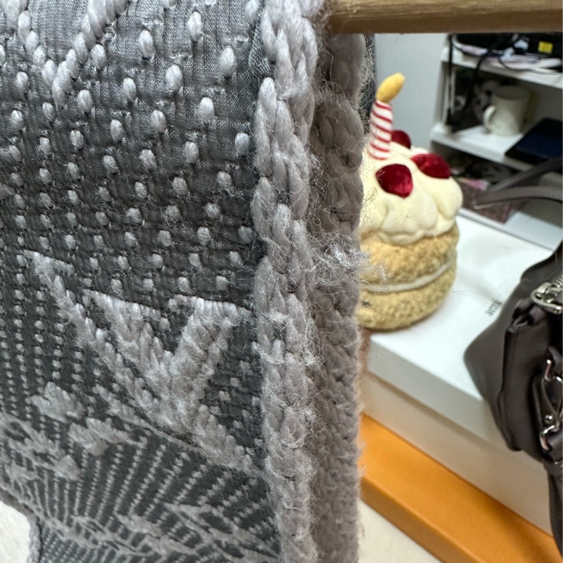 Louis Vuitton 羊毛灰圍巾-20