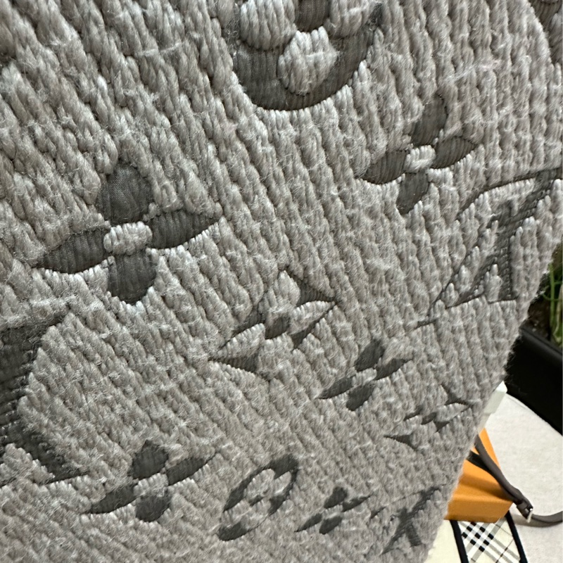 Louis Vuitton 羊毛灰圍巾-25