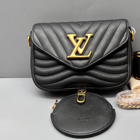 LV 路易威登 黑色New wave三合一鏈條包 尺寸18*13