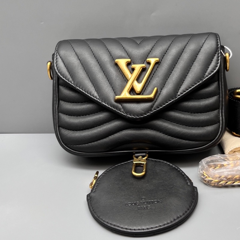 LV 路易威登 黑色New wave三合一鏈條包 尺寸18*13-0
