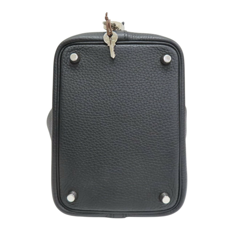 黑色 TC 牛皮 Picotin Lock 18 手提包 Y刻 金扣【HERMES 愛馬仕】-3