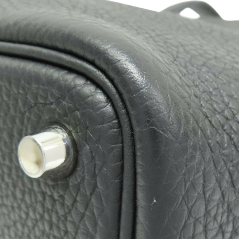 黑色 TC 牛皮 Picotin Lock 18 手提包 Y刻 金扣【HERMES 愛馬仕】-10