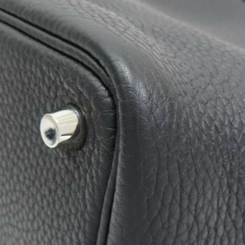 黑色 TC 牛皮 Picotin Lock 18 手提包 Y刻 金扣【HERMES 愛馬仕】-12