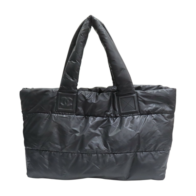 黑色 尼龍 Coco cocoon 肩背包 無卡【CHANEL 香奈兒】-1