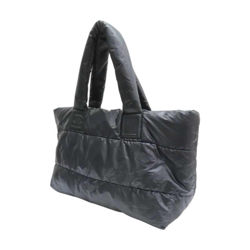 黑色 尼龍 Coco cocoon 肩背包 無卡【CHANEL 香奈兒】-2