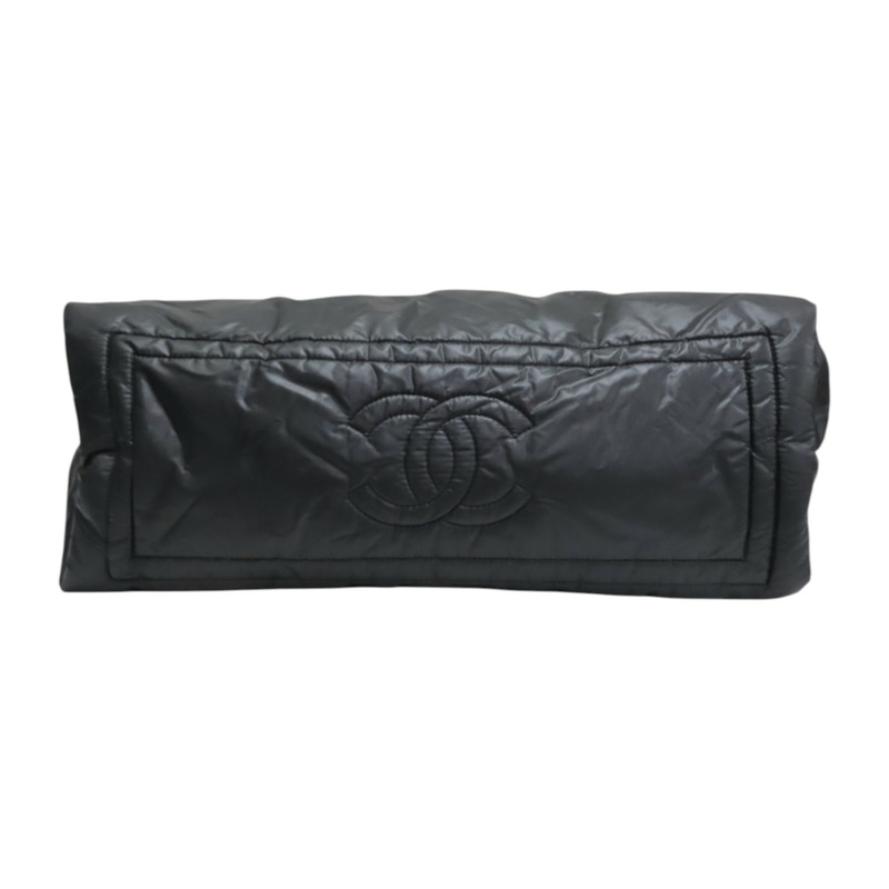 黑色 尼龍 Coco cocoon 肩背包 無卡【CHANEL 香奈兒】-3