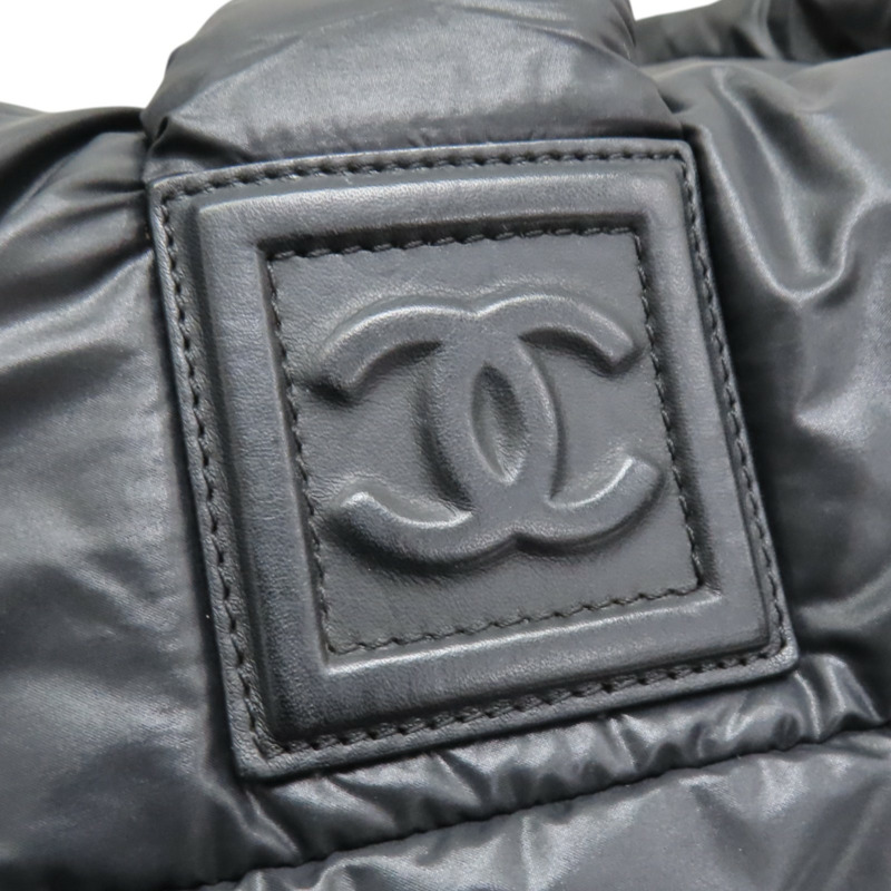 黑色 尼龍 Coco cocoon 肩背包 無卡【CHANEL 香奈兒】-7